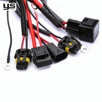Cable de interruptor de encendido/apagado para caja de ordenador, doble botón con luz LED, arnés de cableado para PC, escritorio, motocicleta, automóvil