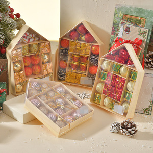 Adornos Navideños 2025, Juego de Decoración para Árbol de Navidad, Bolas Colgantes para Fiesta - Product Image 2