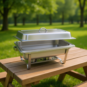 Recipiente para Calentar Comida de Acero Inoxidable Db 9L, Utensilios para Catering al Aire Libre - Product Image 2