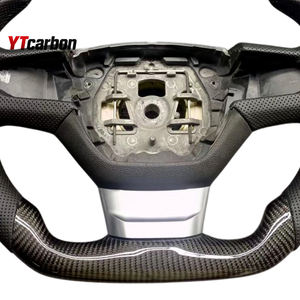 YTcarbon para <span class=keywords><strong>Duster</strong></span> Stepway MCV, piezas de automóvil, accesorios interiores de coche, volante de fibra de carbono Real personalizado - Product Image 5