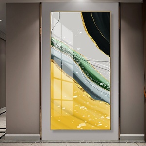 Peinture murale décorative abstraite en porcelaine et cristal pour le salon, décoration intérieure 2021 - Product Image 3