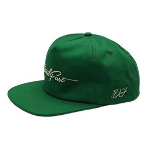 หมวกแก๊ปปักลายแฟชั่นคลาสสิคทรงแบนพร้อมโลโก้ปัก หมวกแก๊ป 5 แผงแบบ Snapback - Product Image 3