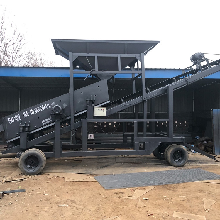 Cheap and Durable Mobile Screening Plant