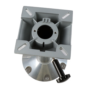 Base de siège de <span class=keywords><strong>bateau</strong></span> marin en aluminium réglable en hauteur avec pivotants - Product Image 1