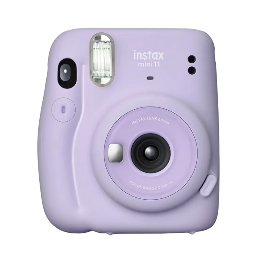 자동 노출 Instax 미니 11 인스턴트 카메라 필름 카메라 세련된 보석 버튼과 글로우 버튼