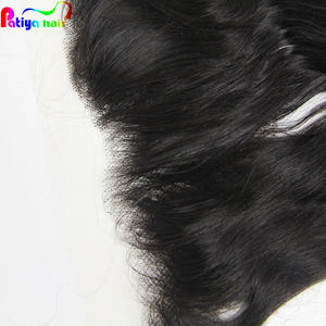 Perruque Naturelle Noire Humain Frontal Lace Closure 13x4 Brésilienne <span class=keywords><strong>Cheveux</strong></span> Toupet Vague Lâche <span class=keywords><strong>Cheveux</strong></span> Humains HD Dentelle Frontale Pièce - Product Image 6