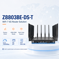 Router WiFi 7 5G Kustom 19000Mbps Terlaris Dengan Akses Jaringan Fiber Broadband dan Seluler untuk Proyek