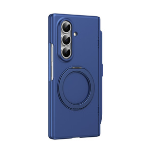 Étui de téléphone en alliage magnétique et anneau avec fente pour stylet et film en verre trempé 360° pour Samsung Galaxy Z Fold 8 7 6 5 - Product Image 5