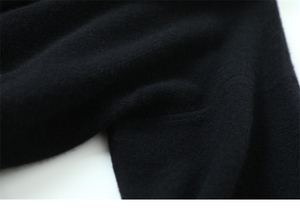 Maxi <span class=keywords><strong>Cardigan</strong></span> a manica lunga in lana <span class=keywords><strong>marrone</strong></span> Cashmere da donna cappotto autunnale Casual con davanti aperto e cappuccio per maglione autunnale - Product Image 5