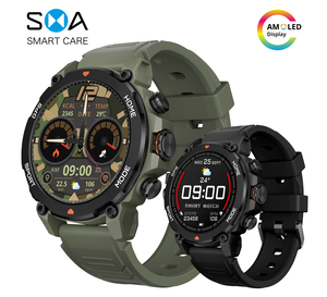 Smartwatch 2026 com Chamada Bluetooth, À Prova D'água 5ATM, Monitor de Frequência Cardíaca, SPO2, SOS, Bússola, Altímetro, Barômetro, Modo de Jogo e Lembrete de Mensagens - Product Image 6