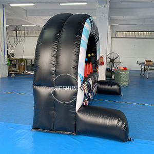 Jeu <span class=keywords><strong>de</strong></span> tir à l'arc gonflable avec ballon héro noir, personnalisé, d'extérieur, nouvelle collection - Product Image 4
