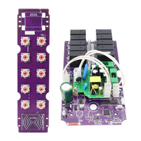 Control Remoto Inalámbrico de Larga Distancia, Mini, 8 Botones, de Una Sola Velocidad, Transmisor y Receptor para Plataforma Elevadora