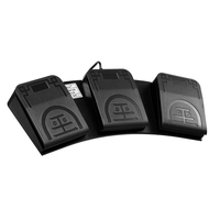 FS2020U1 USB Foot Switch Control Key Customized Computer Keyboard Action Pedal for Medical Devices Instruments Computers Office