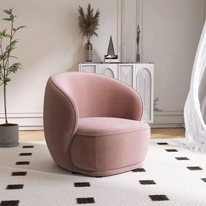 Modern Designer Single Chair Print Fabric Light Luxury Dining for Hotel Office Home Use Negotiation - Product Image 2