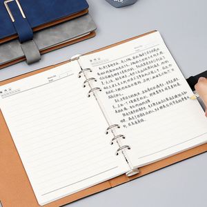 Premium <b>A5</b> <b>Binder</b> Notebook Customizable with Logo Ideal for Business Meetings Office Supplies Promotion High Quality - Product Image 3