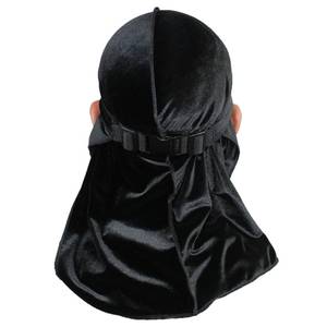 Gorros Durag de terciopelo personalizados de fábrica, con cierre de hebilla, 360 ondas - Product Image 6