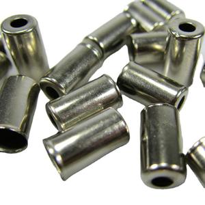 ฝาครอบสายเบรกคิวโปรนิกเกิลสำหรับระบบเบรกจักรยาน ฝาปิดปลายท่อขนาดเล็ก เหมาะสำหรับจักรยานเสือภูเขา อะไหล่เปลี่ยนสายเบรก - Product Image 2