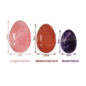 Doğal kuvars kristal masaj Yoni değnek gül kuvars masaj yumurta büyük şifa kristal taş Yoni masaj sopası olarak kadınlar hediye - Product Image 5