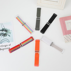 Bracelet de montre en nylon respirant à fixation rapide, bracelet de remplacement pour <span class=keywords><strong>Apple</strong></span> <span class=keywords><strong>Watch</strong></span> 38 41 42 44 <span class=keywords><strong>45</strong></span> 46 <span class=keywords><strong>MM</strong></span> pour 18MM 20MM 22MM - Product Image 4