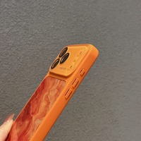 Coque de protection antichoc en marbre géométrique pour iPhone 17 Pro Max avec protection d'objectif photo grand format