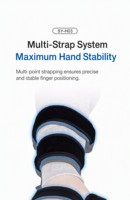 Attelle de repos pour main post-AVC, attelle de poignet pour syndrome du canal carpien, immobilisateur nocturne, stabilisateur de doigts pour la rééducation de l'atrophie musculaire