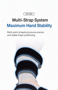 Férula de <span class=keywords><strong>mano</strong></span> para reposo post-ictus, inmovilizador nocturno para túnel carpiano, estabilizador de muñeca y dedos para rehabilitación de atrofia muscular - Product Image 6