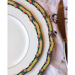 Service de table Richard Ginori Duchessa 12 pièces avec décoration Isabella, vaisselle élégante pour les fêtes et décorations de table - Product Image 5