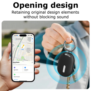 Étui de protection en silicone pour traceur <span class=keywords><strong>Xiaomi</strong></span> Tag, localisateur anti-perte, porte-clés de suivi, housse de protection - Product Image 2
