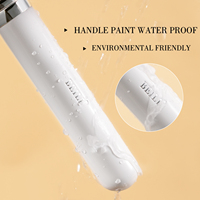Ensemble de 24 pinceaux de maquillage professionnels en poils de chèvre avec manche en bois fait main, logo personnalisé, faible MOQ, kit de marque privée