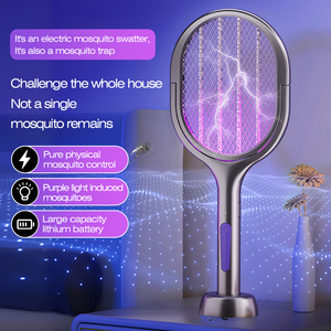 Muỗi Killer <span class=keywords><strong>BAT</strong></span> UV LED ánh sáng điện tử Bug Zapper vợt tay muỗi Vỉ Đập - Product Image 1