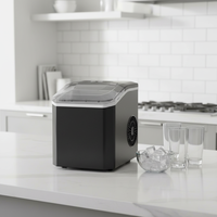 Mini-machine à glaçons portable de comptoir pour cuisine, haute efficacité, nettoyage automatique, glaçons rapides en 6 minutes, usage domestique, vente directe usine