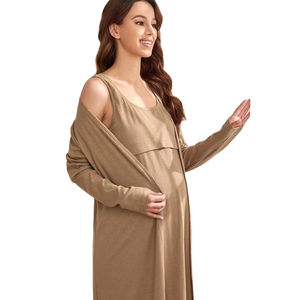 Vêtements de maternité personnalisés robes allaitement allaitement côtes débardeur robes de <span class=keywords><strong>grossesse</strong></span> femmes vêtements de maternité Robe Robe - Product Image 1