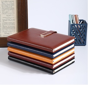 Artículos de regalo de lujo promocionales personalizados Paquete de caja de regalo de negocios de cuaderno de cuero con bolígrafo y controlador USB Juegos de regalo corporativo - Product Image 6