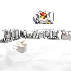 ORME Milk Pasteurization Small 300l Cooling Machine 700 L Pasteurizer Milk and Yogurt Process Line