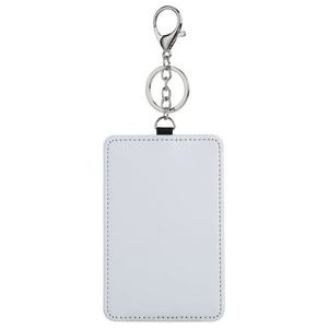 ซองใส่บัตรพร้อมพวงกุญแจสำหรับงานซับลิเมชั่น, ซองใส่บัตรเครดิตหนัง PU แบบ DIY ปรับแต่งได้, กระเป๋าเปล่าสำหรับงานทรานเฟอร์ความร้อน - Product Image 2