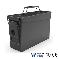 Boîte à munitions en métal M19A1 calibre 30, M2A1 calibre 50, étanche, en acier, avec poignée, pour le stockage des balles, boîte à outils, en stock