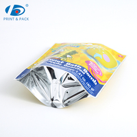 Pochette plate personnalisée pour bombes de bain, emballage pour produits de soins personnels avec trou de suspension