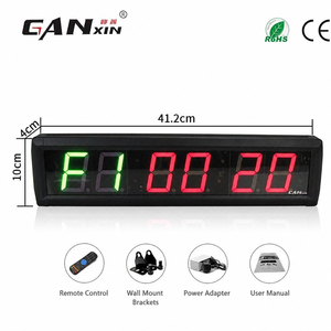 <span class=keywords><strong>Minuteur</strong></span> numérique à intervalles Ganxin Professional E Series 2,3 pouces à 6 chiffres avec affichage LED pour la maison, la salle de <span class=keywords><strong>sport</strong></span>, le <span class=keywords><strong>sport</strong></span>, l'entraînement physique, en alliage d'aluminium - Product Image 6