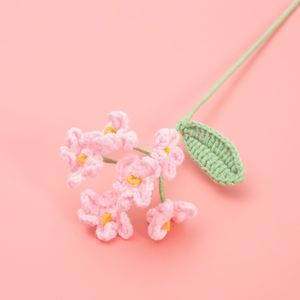 Ramo de flores artificiales de lana tejida Myosotis sylvatica, material de escritorio, flores frescas para regalar a colegas y compañeros de clase - Product Image 4