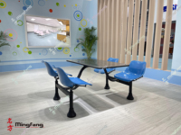 Ensemble table et chaises de salle à manger modernes en bois et métal pour 4 personnes, 120x60cm, pour restaurants, hôtels, écoles, hôpitaux, mobilier de salle à manger commercial