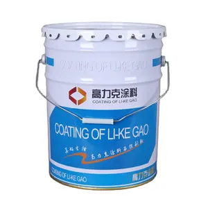 UN approved metal steel tin 5 gallon chemical paint oil bucket pail drum with lid / metal pail with sealed lid