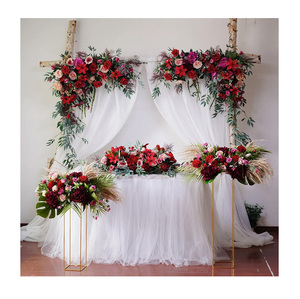Fleurs artificielles modernes faites à <span class=keywords><strong>la</strong></span> main, bouquet <span class=keywords><strong>de</strong></span> roses <span class=keywords><strong>de</strong></span> Noël en forme <span class=keywords><strong>de</strong></span> boule, décoration suspendue pour mariage, <span class=keywords><strong>centre</strong></span> <span class=keywords><strong>de</strong></span> table - Product Image 2