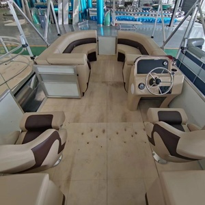 Allshine nổi Đảng du thuyền sang trọng 9M/29ft nhôm tritoon phao thuyền cho giải trí - Product Image 5