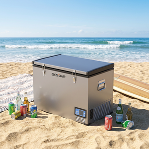 Refrigerador Portátil Mini Congelador GCSOAR PFT-CF115T de 115L, Refrigerador Solar con Compresor de 12V 24V CC para Camping - Product Image 1
