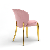 Chaises de mariage empilables en velours, modernes et luxueuses, pour table de mariés, banquets et réceptions d'hôtel