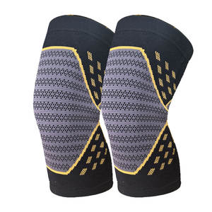 Manicotto di compressione con infuso di gomito e ginocchio in rame tessuto confortevole riduce lo sforzo e il gonfiore di tipo protettivo morbido - Product Image 2