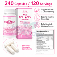 Complément de peptides de collagène multi-sources HBE pour articulations, os, peau, hydratation, élasticité, cheveux et ongles, favorise la digestion (ne convient pas aux enfants)