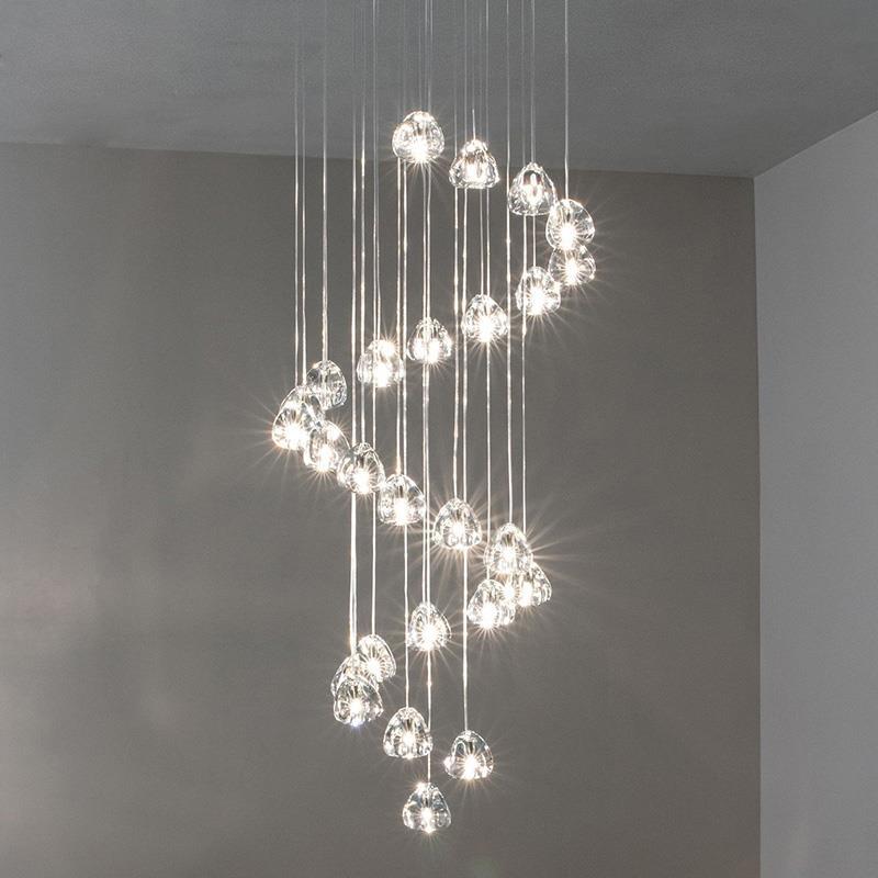 drops shape led light pendant