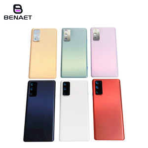 Couverture arrière de téléphone portable d'origine avec cadre d'appareil photo pour <span class=keywords><strong>Samsung</strong></span> <span class=keywords><strong>Galaxy</strong></span> <span class=keywords><strong>S20</strong></span> FE <span class=keywords><strong>coque</strong></span> de téléphone boîtier de cadre moyen - Product Image 2