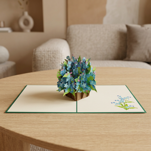 Carte pop-up 3D florale tendance, conçue sur mesure, artisanat en papier fait main, style vietnamien, cadeau d'amour - Product Image 3